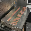 Skived fin heat pipe heat sink for 3000W